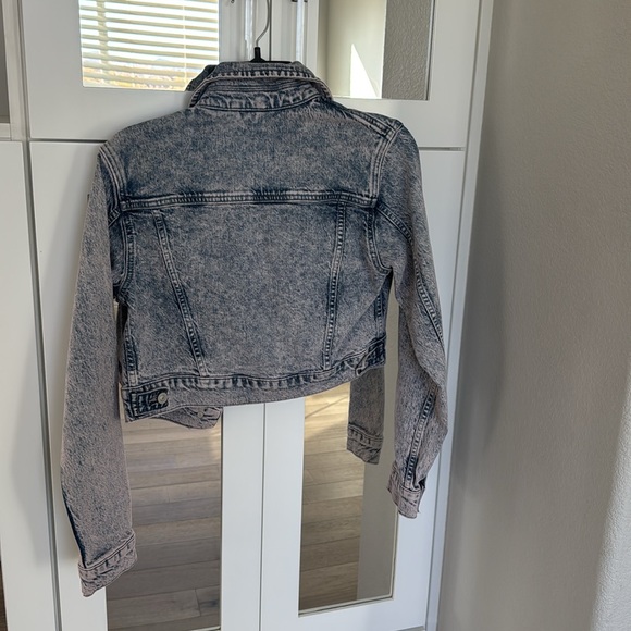 All Saints Cropped Denim Jacket - Picture 10 of 10